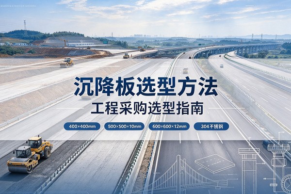 阳江沉降板选择方法