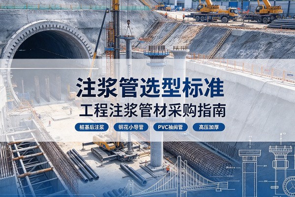 阳江注浆管选型标准