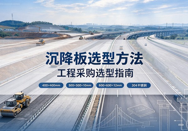 阳江沉降板选择方法