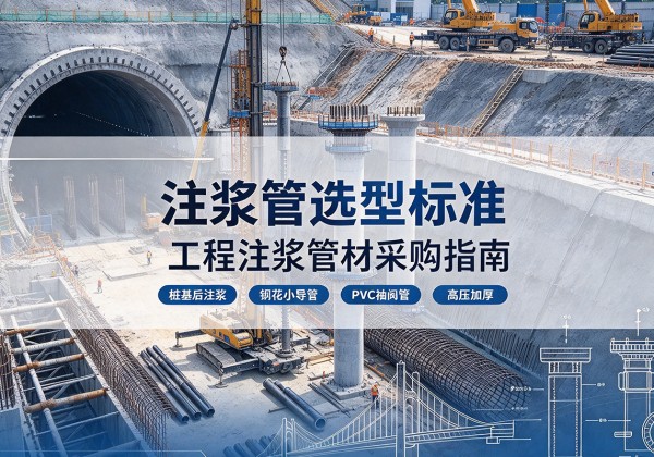 阳江注浆管选型标准